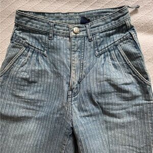 Vintage denim Light Blue Pinstripe Women's Jeans